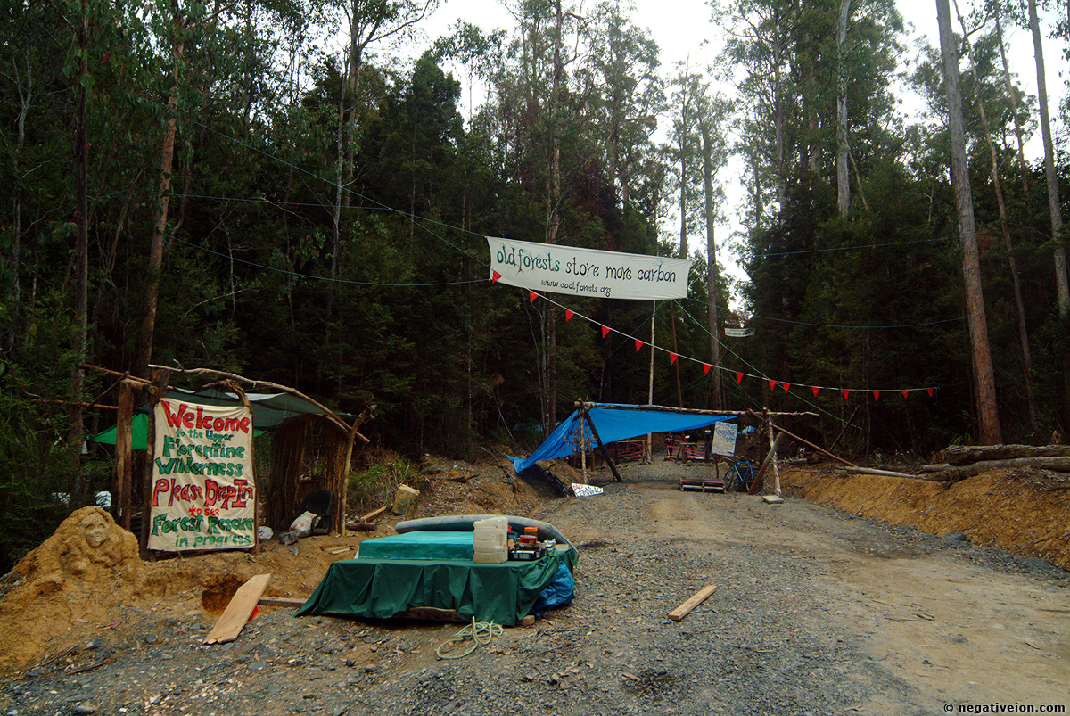protest site