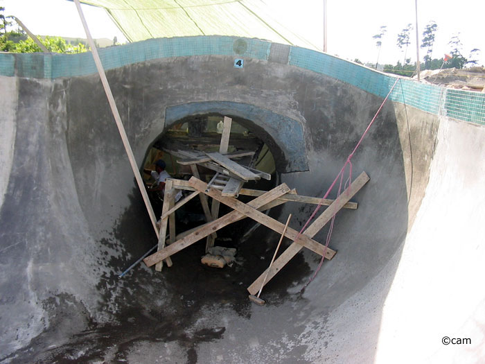 florence and a finished hole