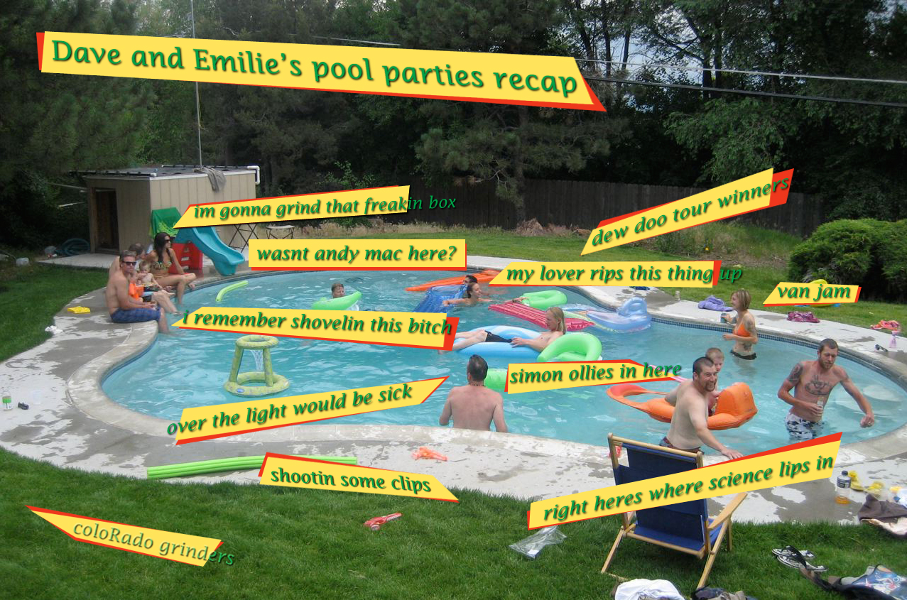 tucks pool party